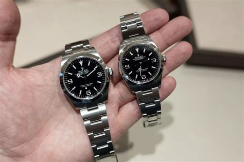 rolex explorer 36mm aktueller preis|rolex explorer 36mm vs 40mm.